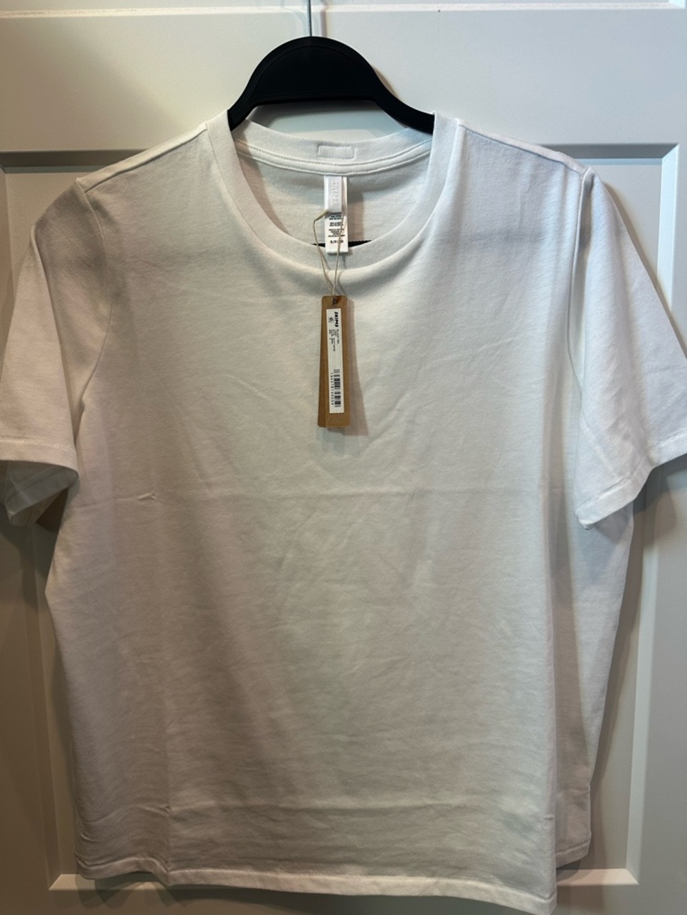 NWT Skims relaxed white tee small